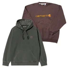 25x CARHARTT SWEATSHIRTS/HOODIES