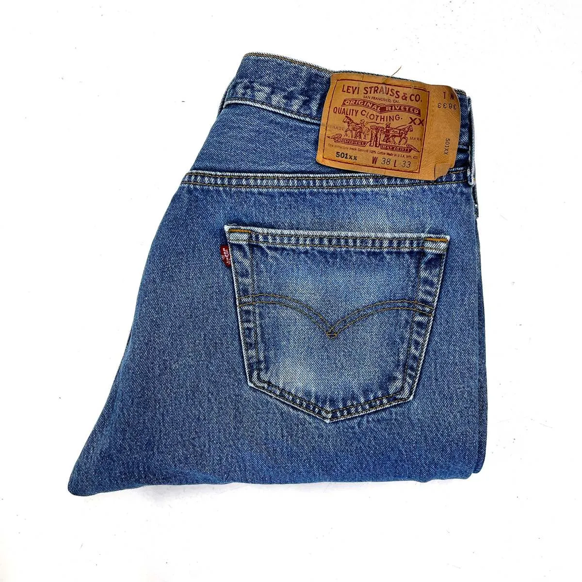 501 Button Fly Made in USA Jeans