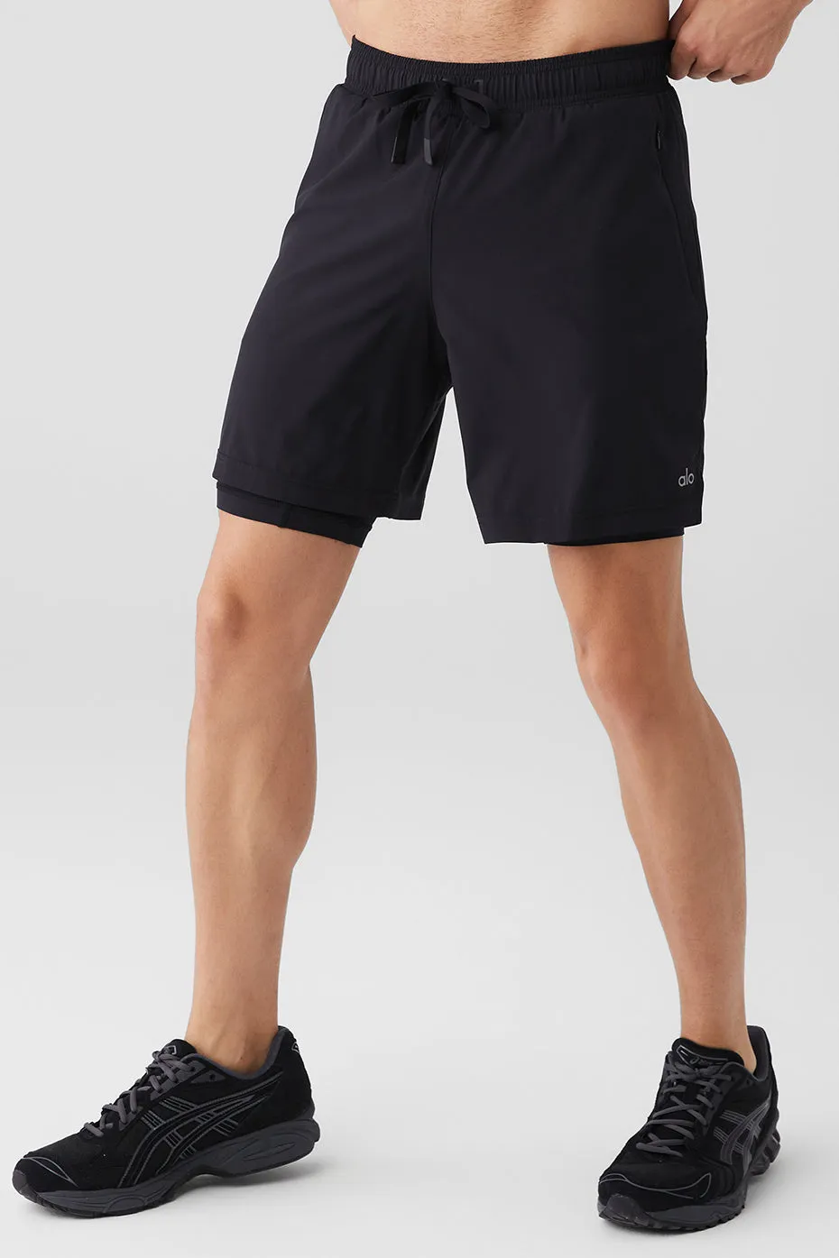 7 Unity 2-In-1 Short - Black/Black