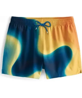 Aloha from Deer Men's Yellow / Orange / Blue Flow Swimming Shorts