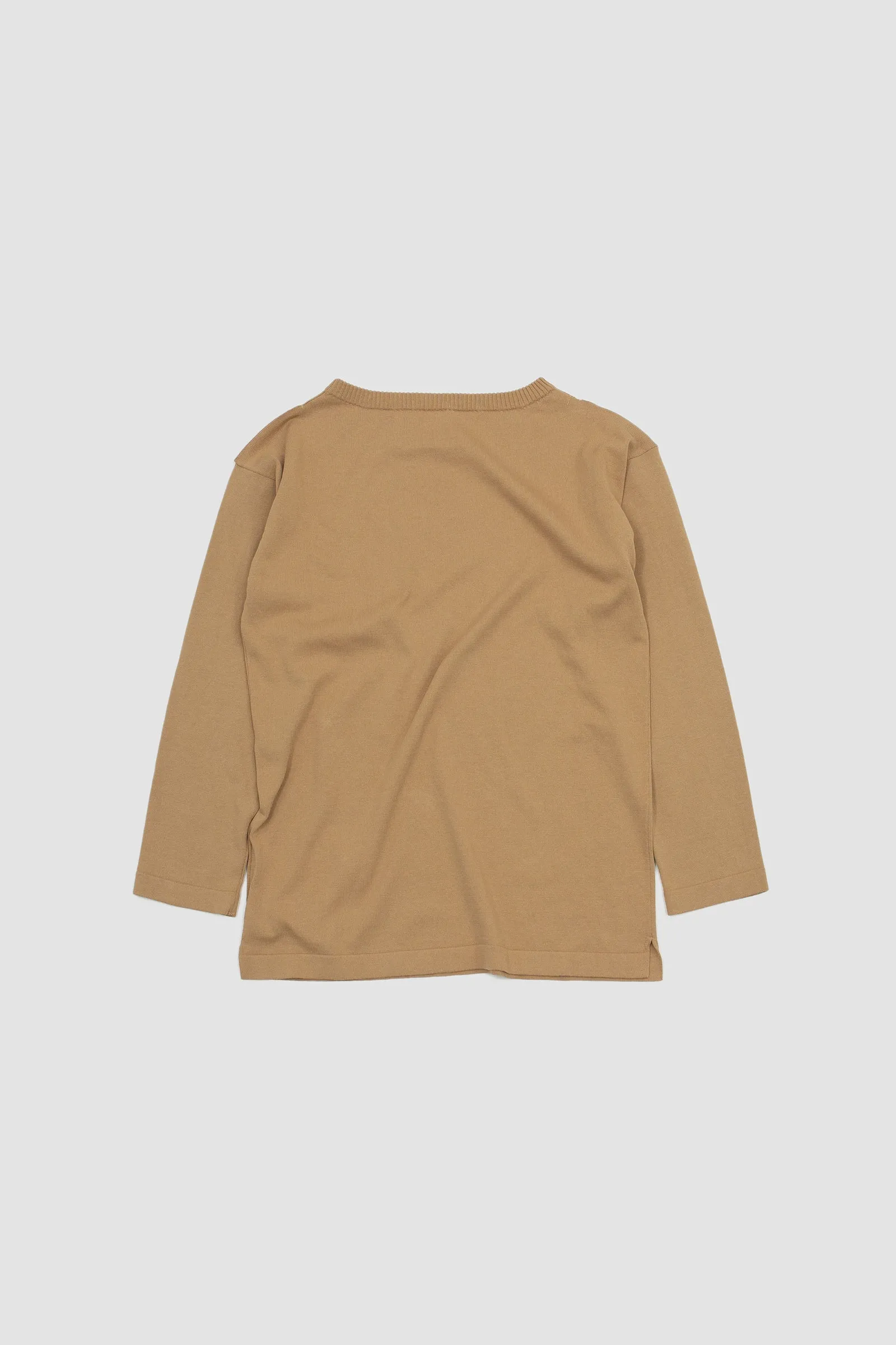 Andersen-Andersen Boatsman LS Knitted T-Shirt Camel