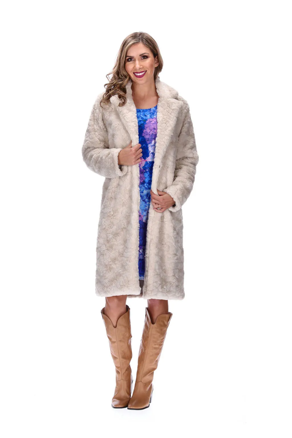 Augustine Jessica Faux Fur Coat