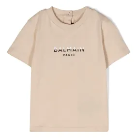 Beige Logo T-Shirt