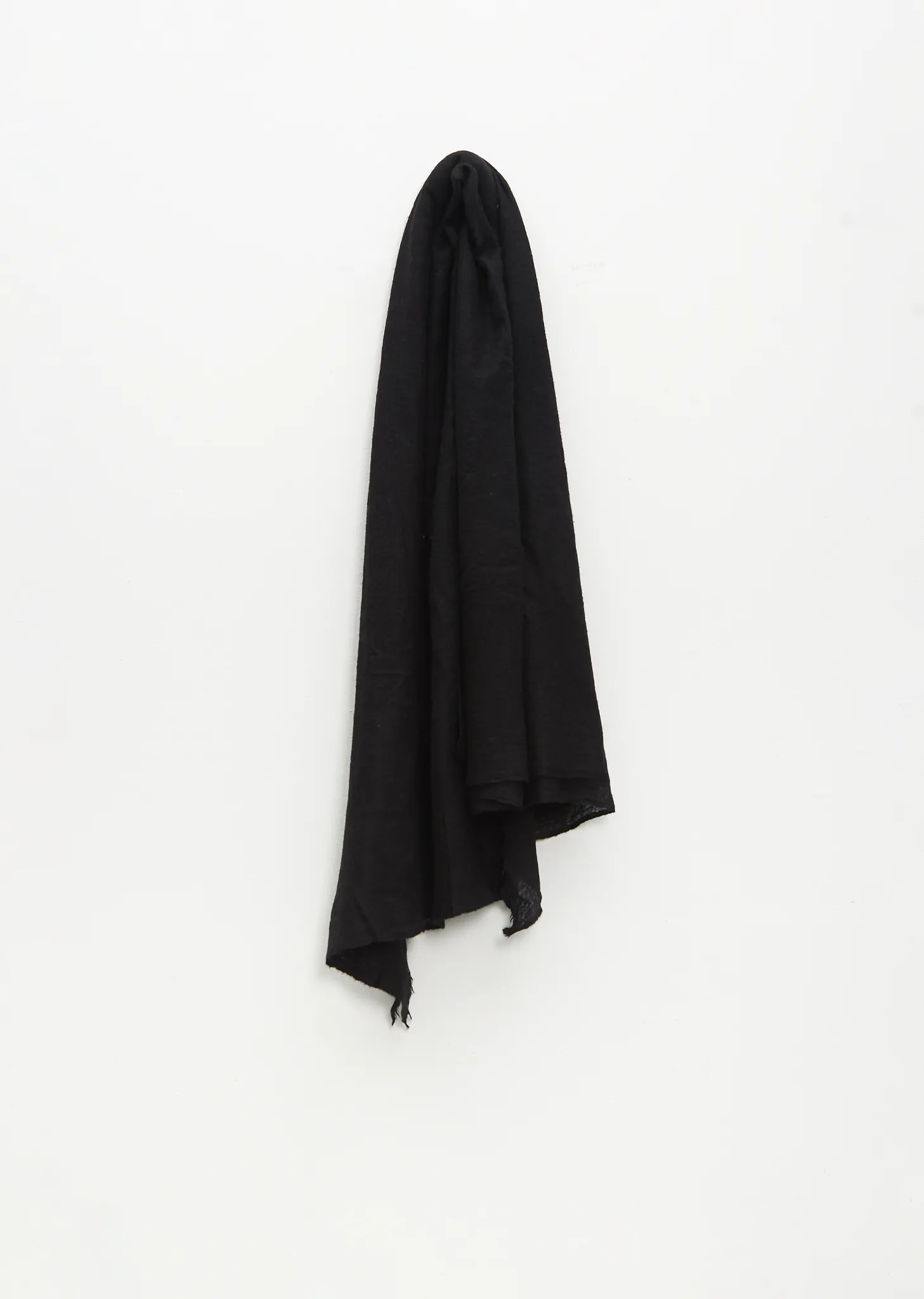 Big Woven Scarf — Black