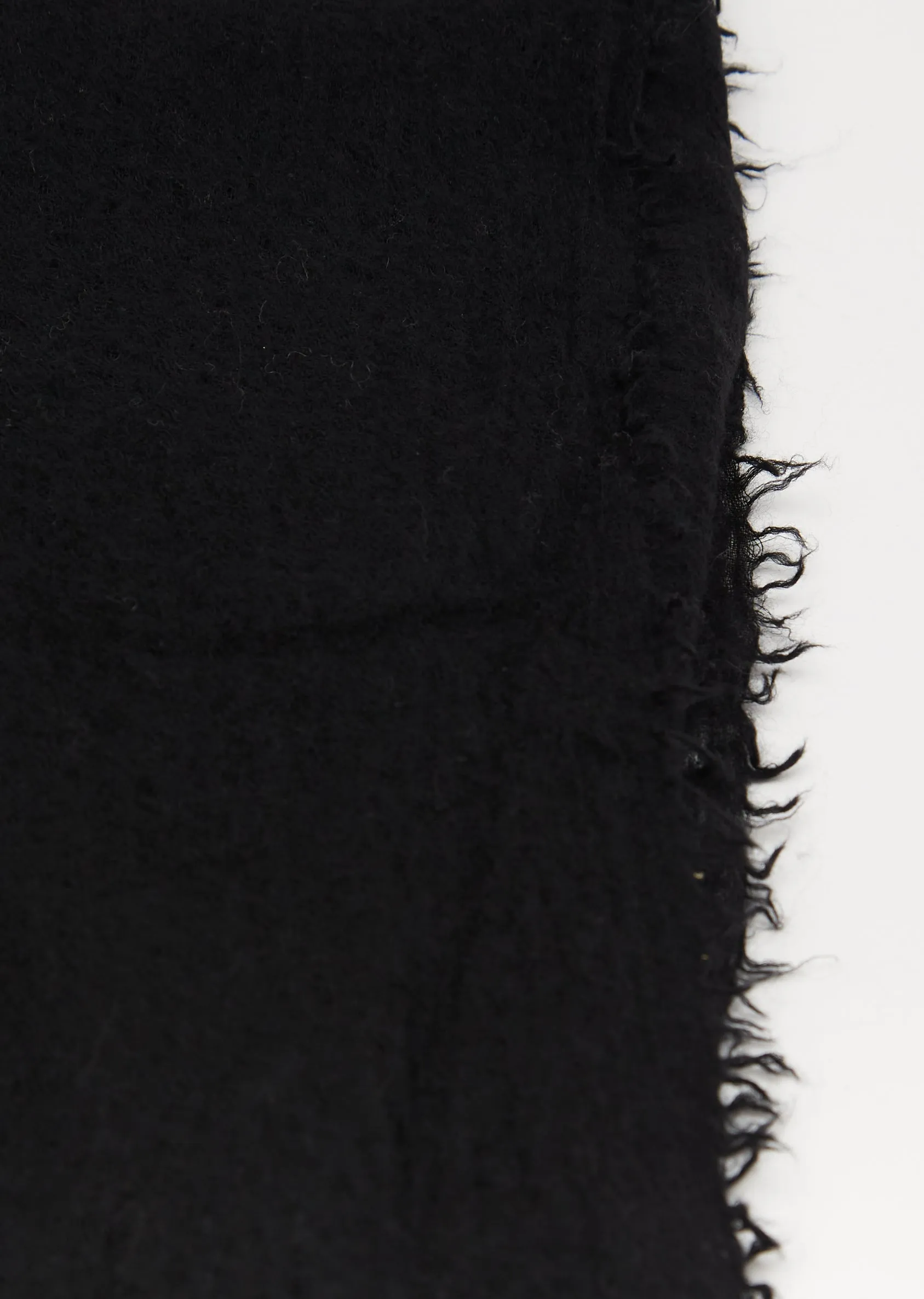 Big Woven Scarf — Black