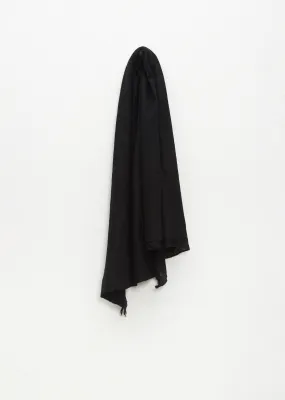 Big Woven Scarf — Black