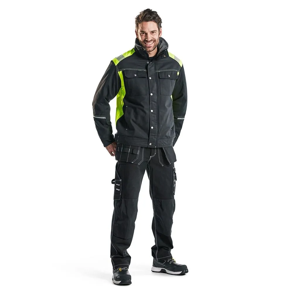 Blåkläder 4915-1370 Winter Jacket - Black/High Vis Yellow