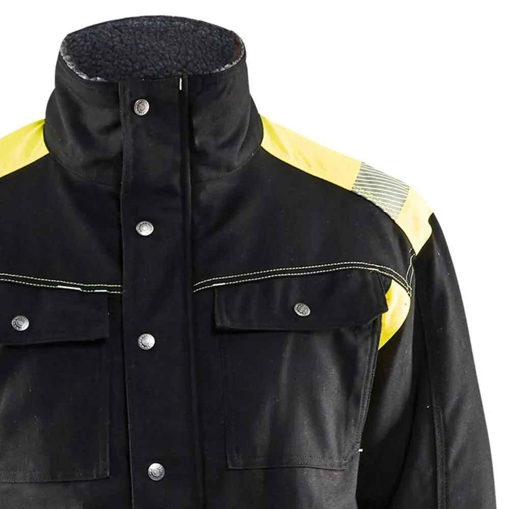 Blåkläder 4915-1370 Winter Jacket - Black/High Vis Yellow