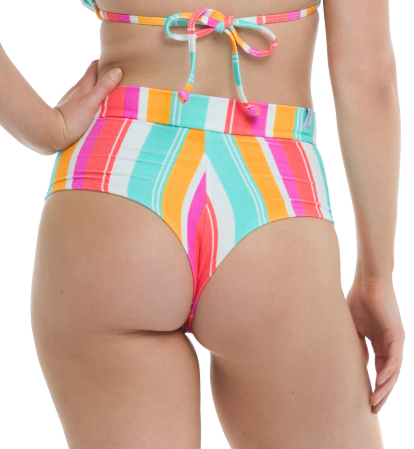 Body Glove Firenze Twiggy High Waist Boyleg Swim Bottom (39590156) - Multi