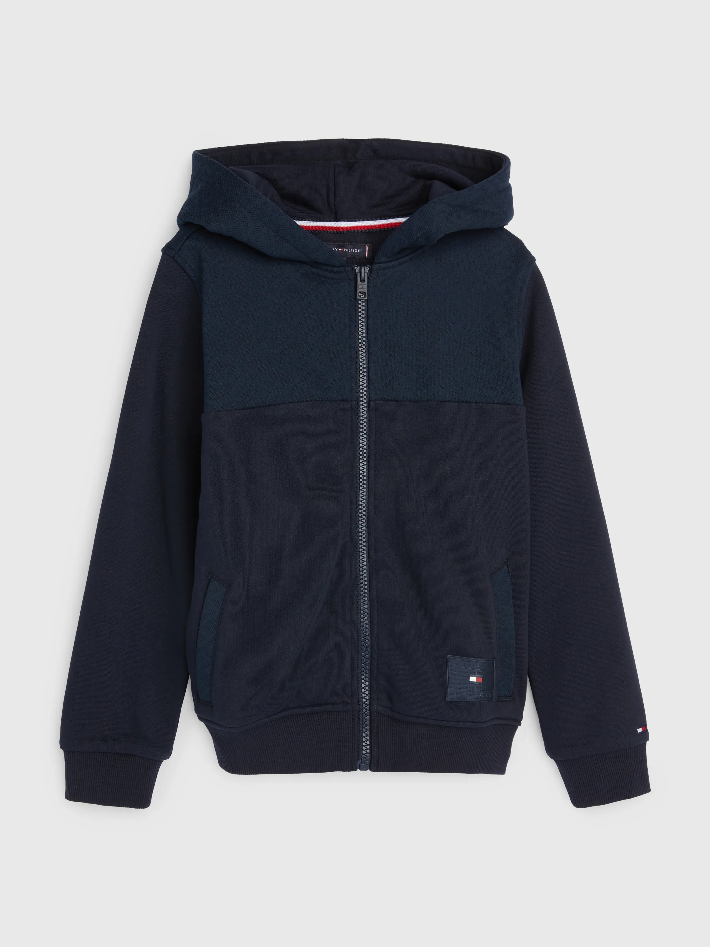 Boys 3-7 Monogram Zip-Thru Hoodies | Sweatshirts & Hoodies | Tommy Hilfiger