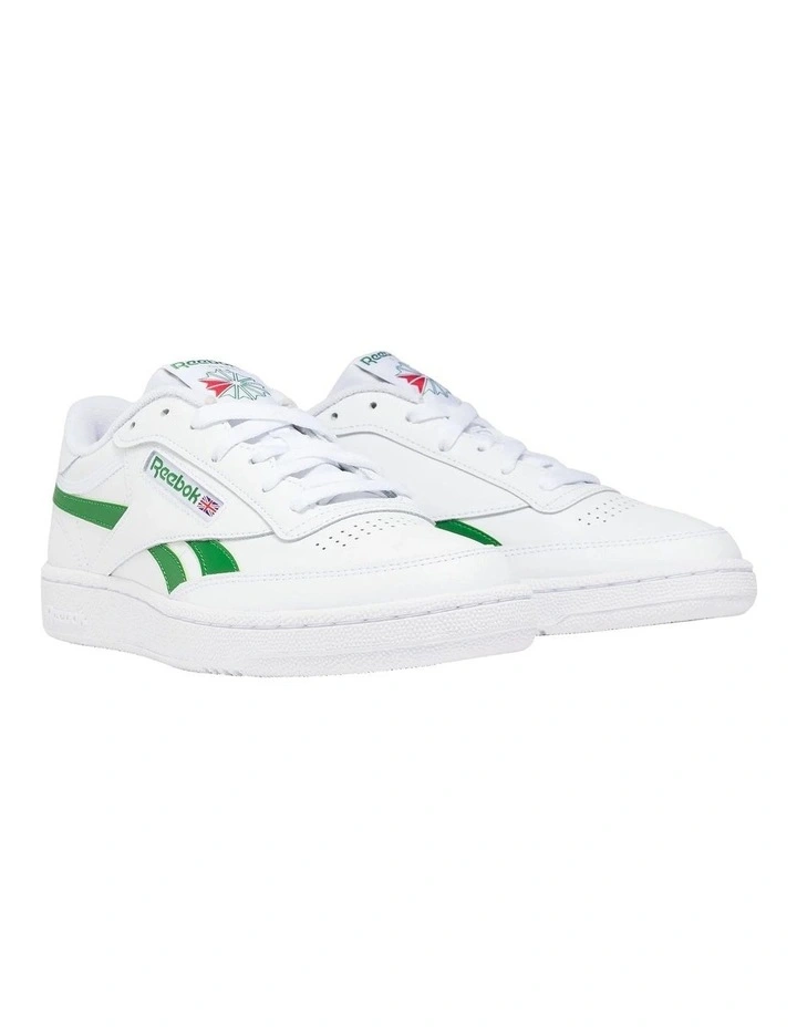 Club C Revenge Sneaker in White/Green