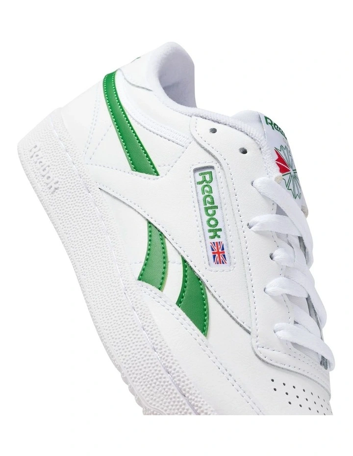 Club C Revenge Sneaker in White/Green