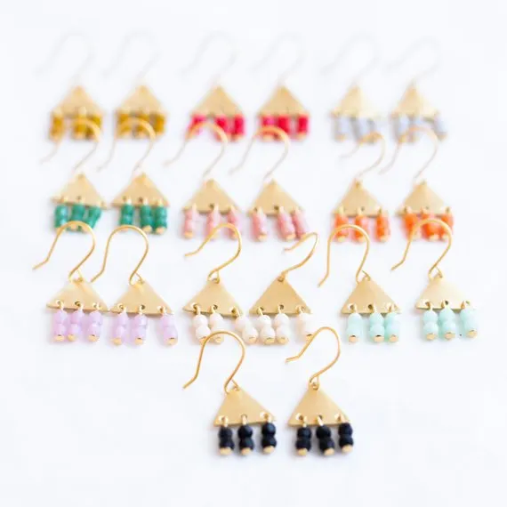 Colorful Geometric Earrings