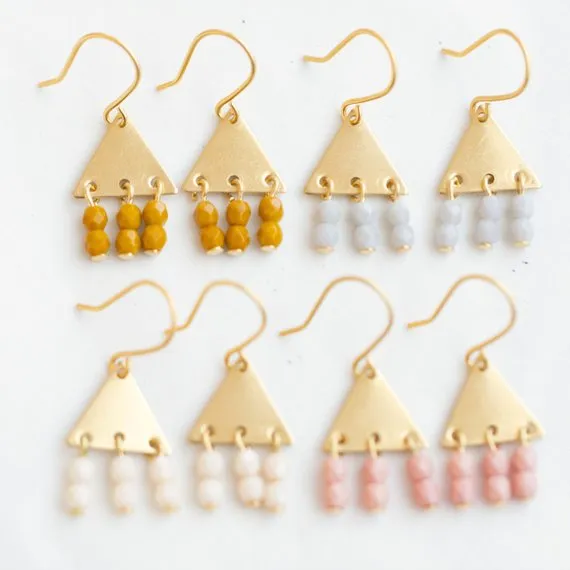 Colorful Geometric Earrings