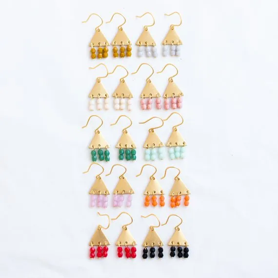 Colorful Geometric Earrings