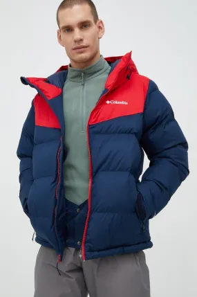 Columbia jacket Iceline navy blue color