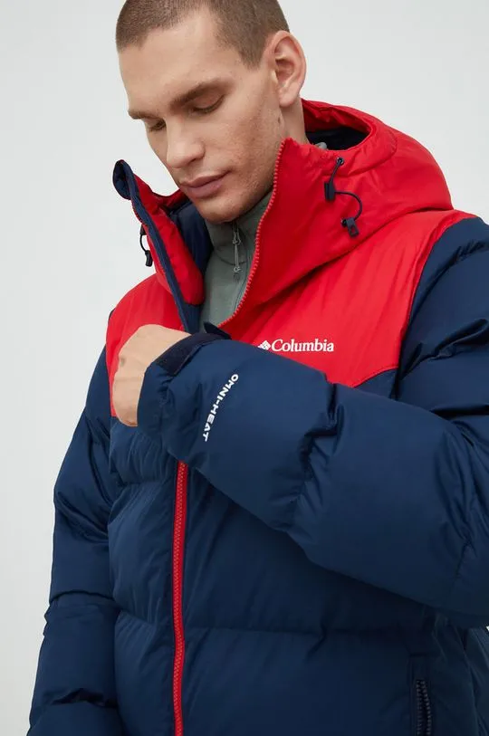 Columbia jacket Iceline navy blue color