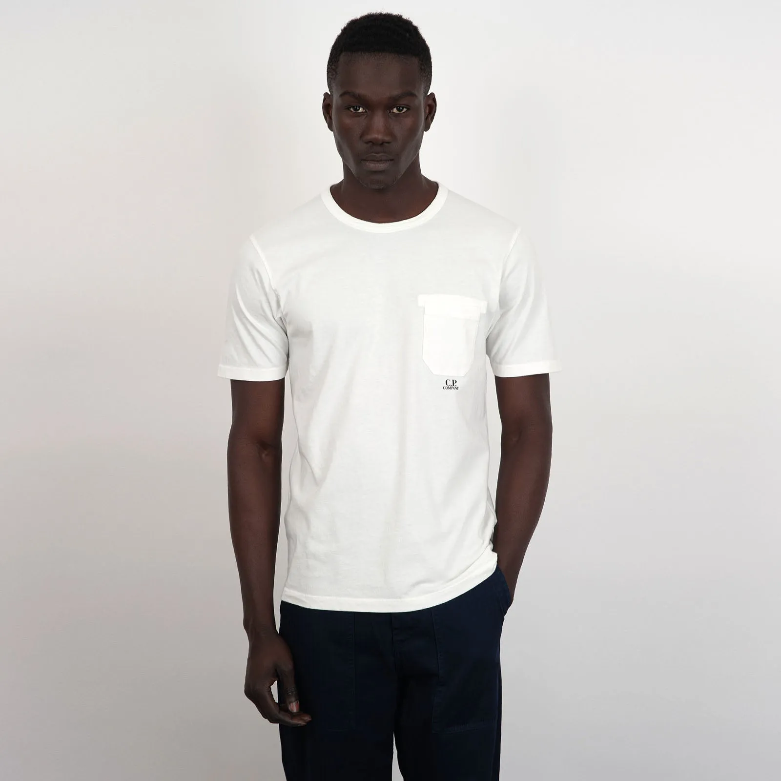 C.P. Company T-Shirt 24/1 Jersey Cotone Bianco