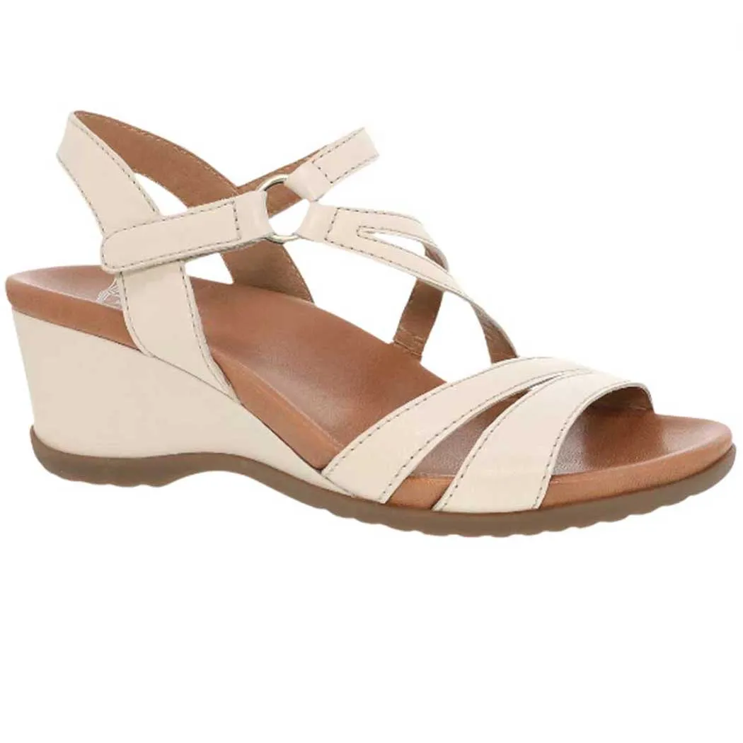 Dansko Addyson Wedge Sandal Ivory (Women's)