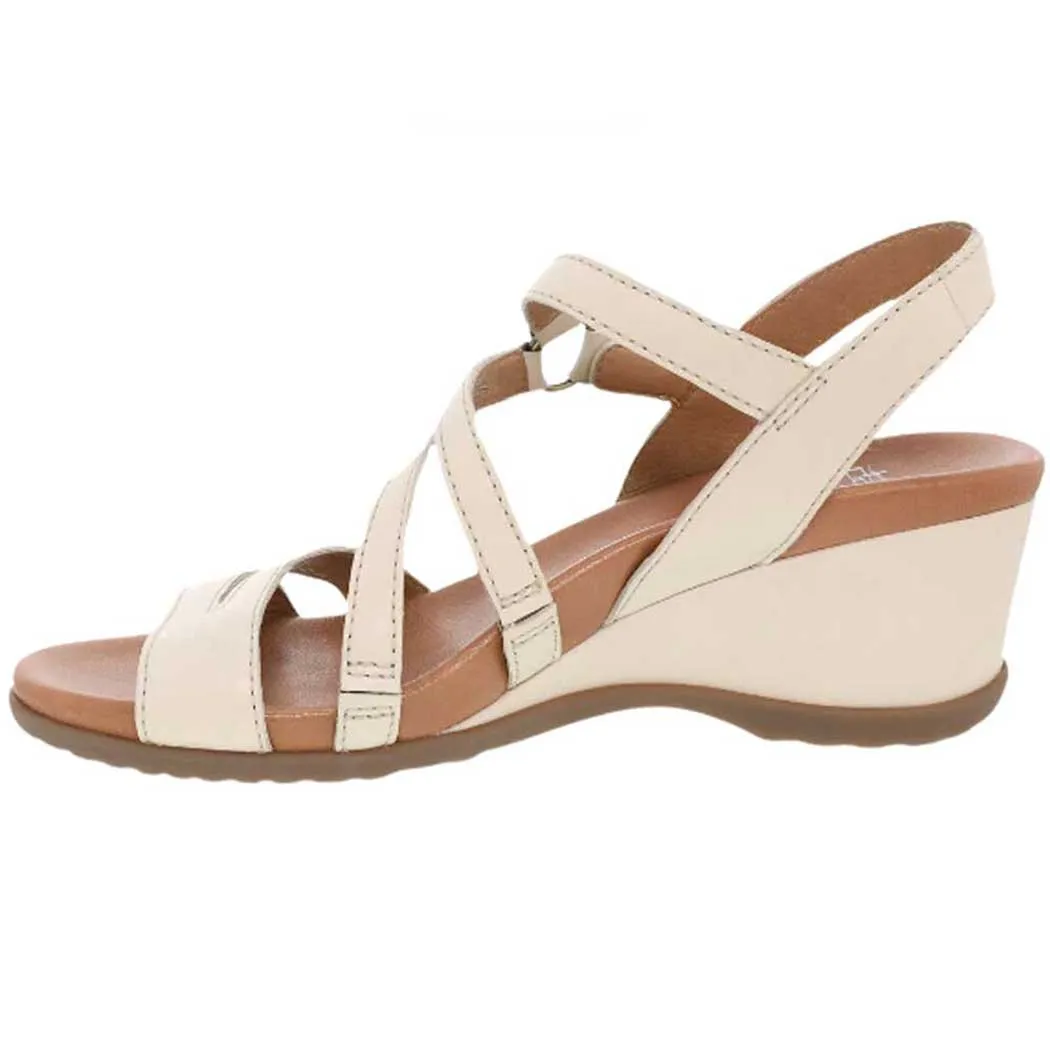 Dansko Addyson Wedge Sandal Ivory (Women's)