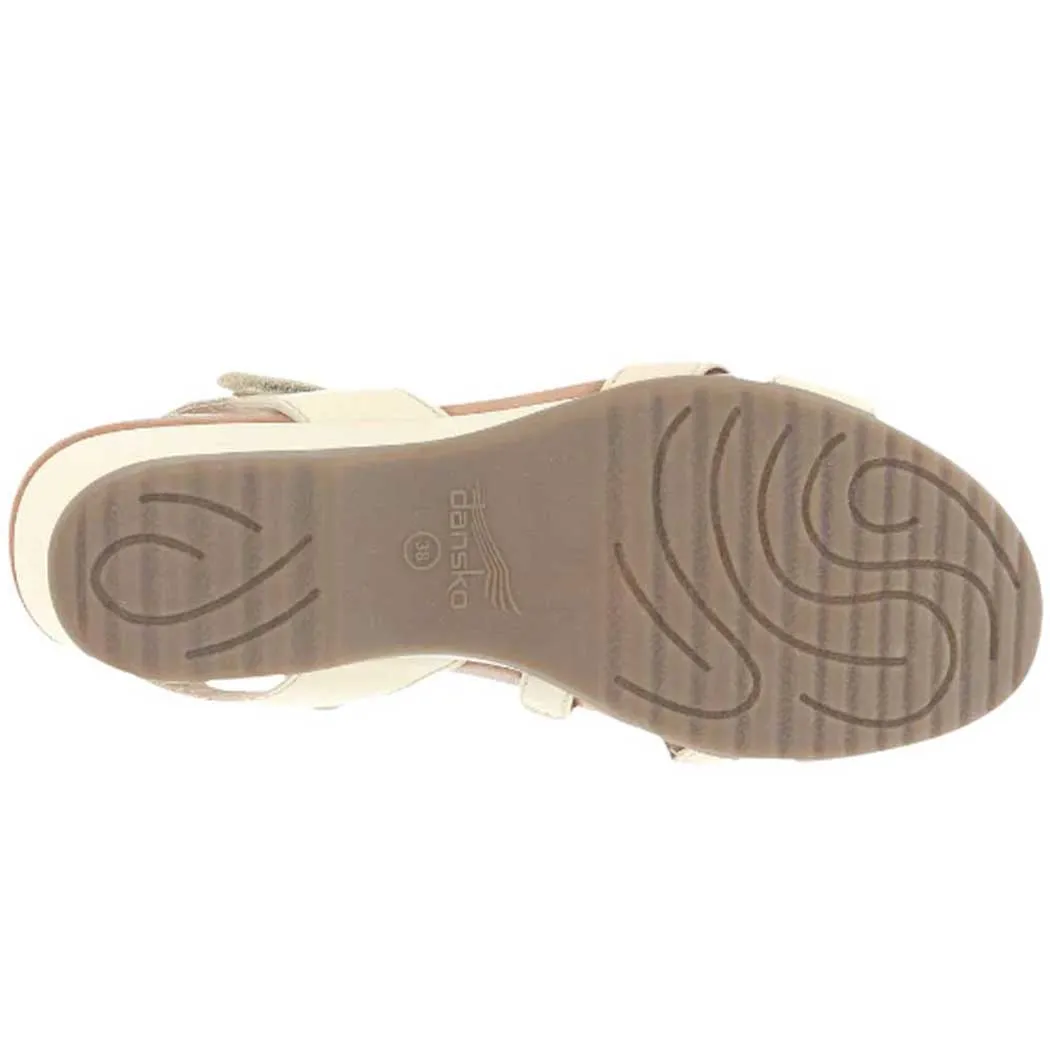 Dansko Addyson Wedge Sandal Ivory (Women's)