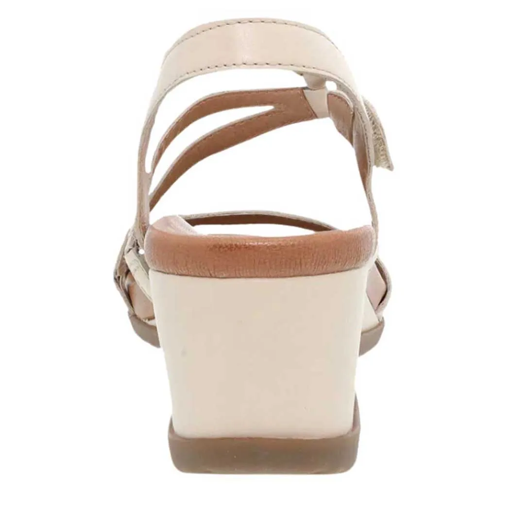 Dansko Addyson Wedge Sandal Ivory (Women's)