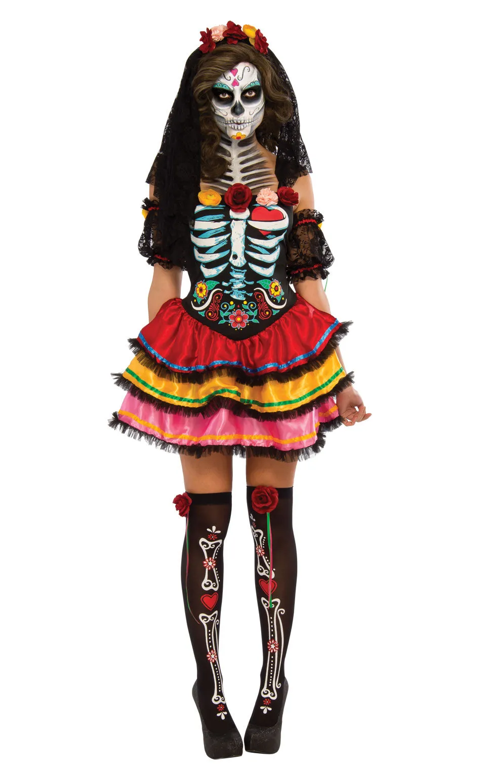 Day of the Dead Senorita Ladies Halloween Costume