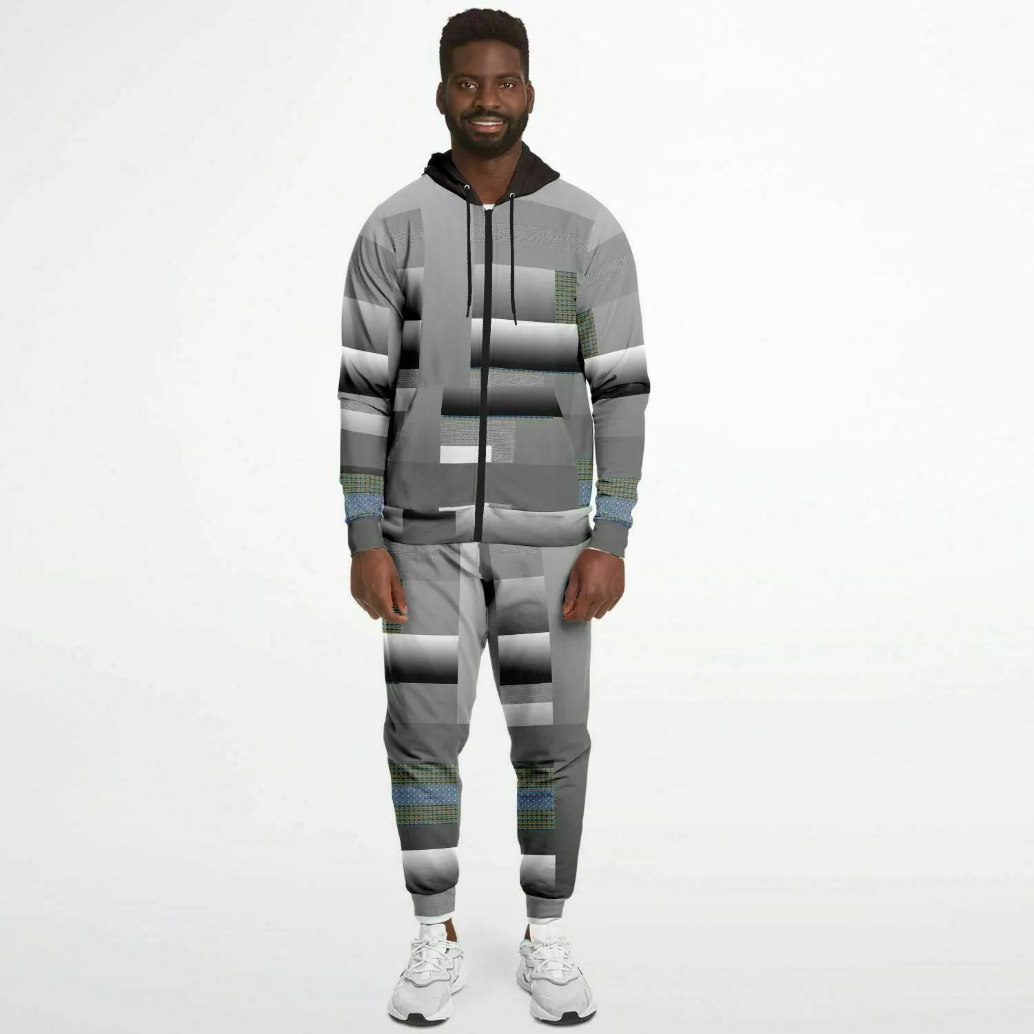 Fashion Ziphoodie & Jogger - grey