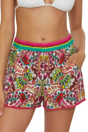 Hawaiian Garden Pocket Shorts