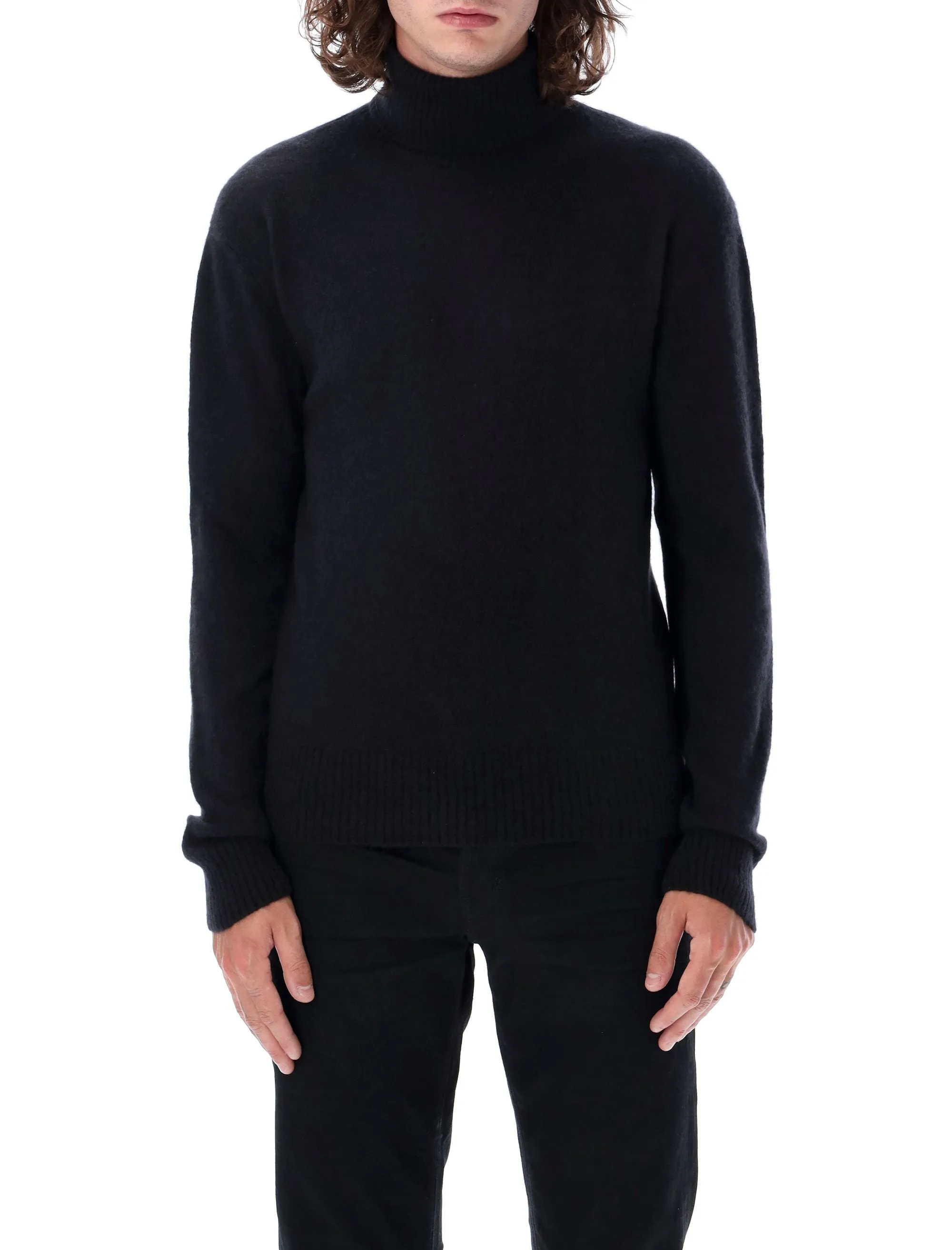 HIGH NECK CASHMERE SWEATER