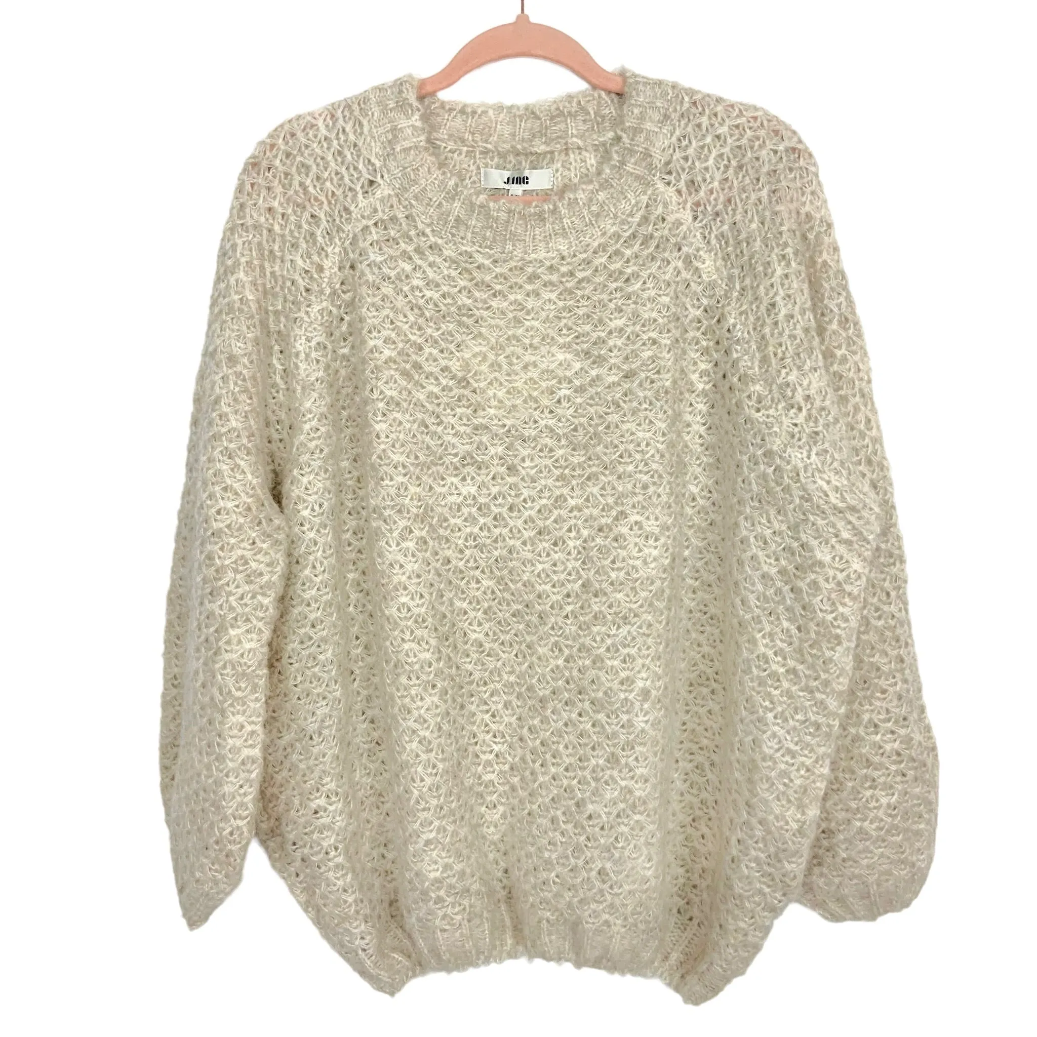 J. ING Beige Marley Oat Beehive Sweater NWT- Size S/M (sold out online)