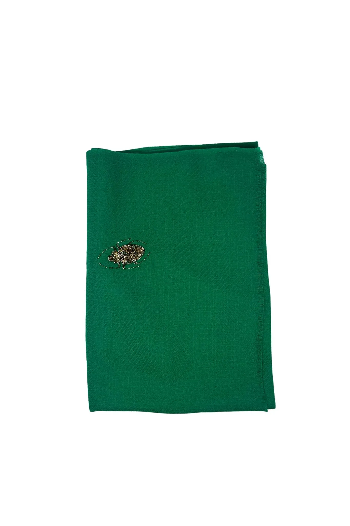 Janavi Embroidered Beetles Scarf