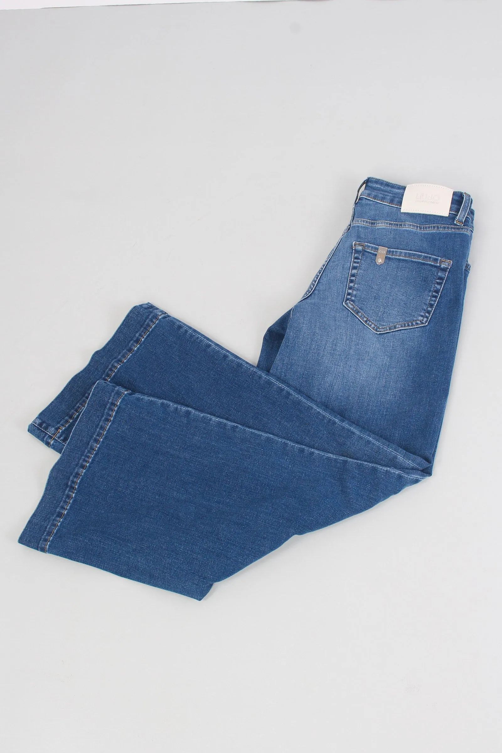 Jeans Authentic Cropped Denim Scuro