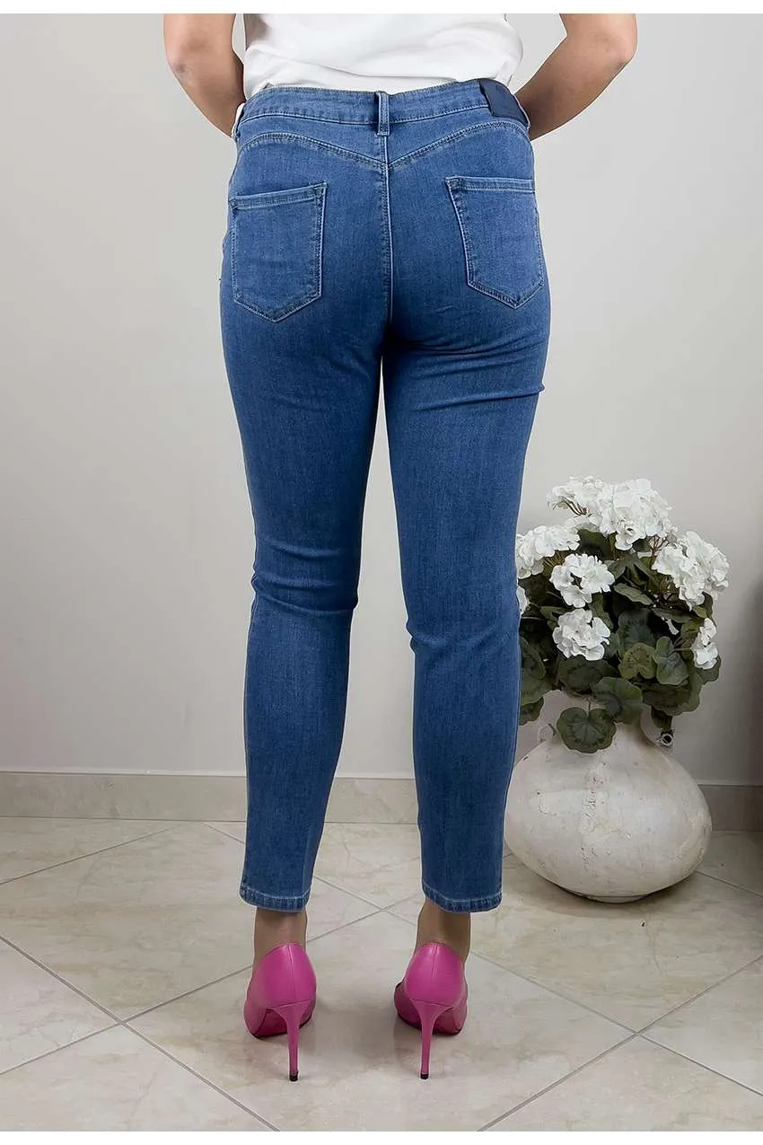 Jeans lavaggio medio taglie comode