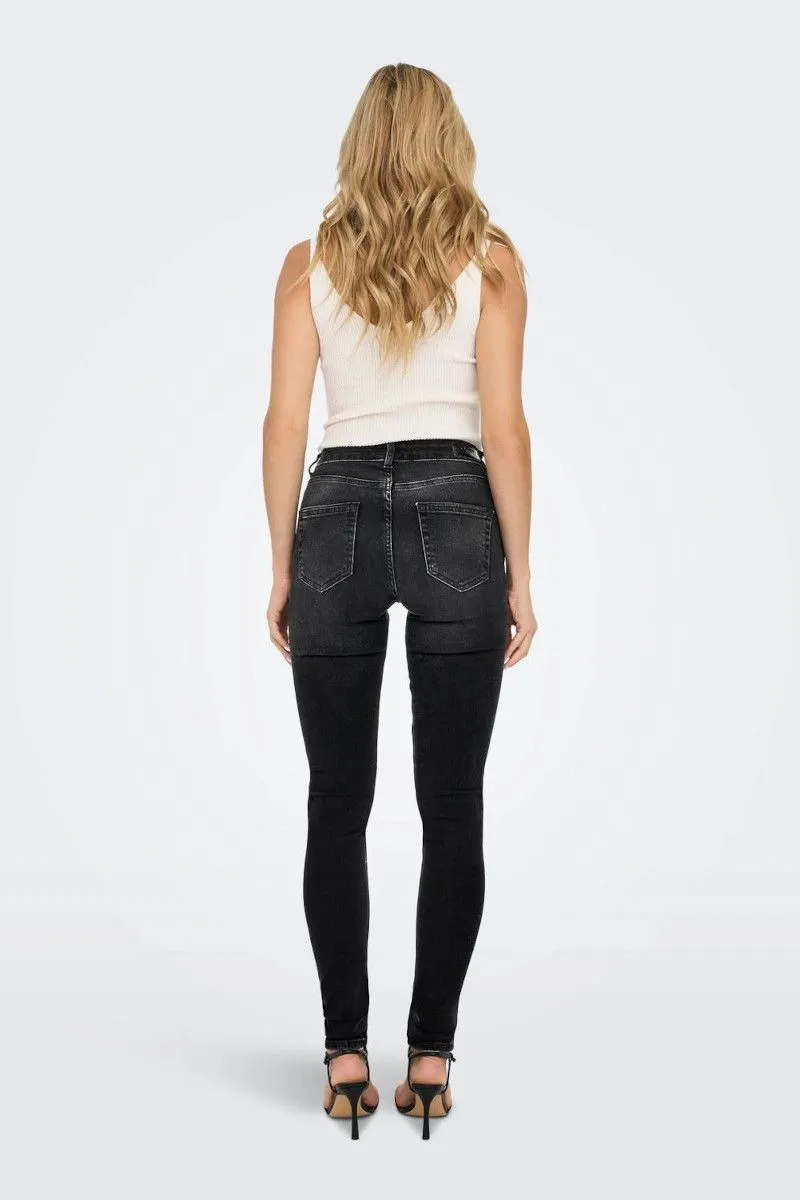 Jeans skinny fit donna Nero