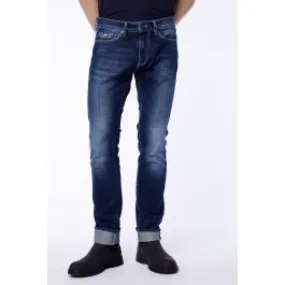 Jeans slim elasticizzati uomo Blu