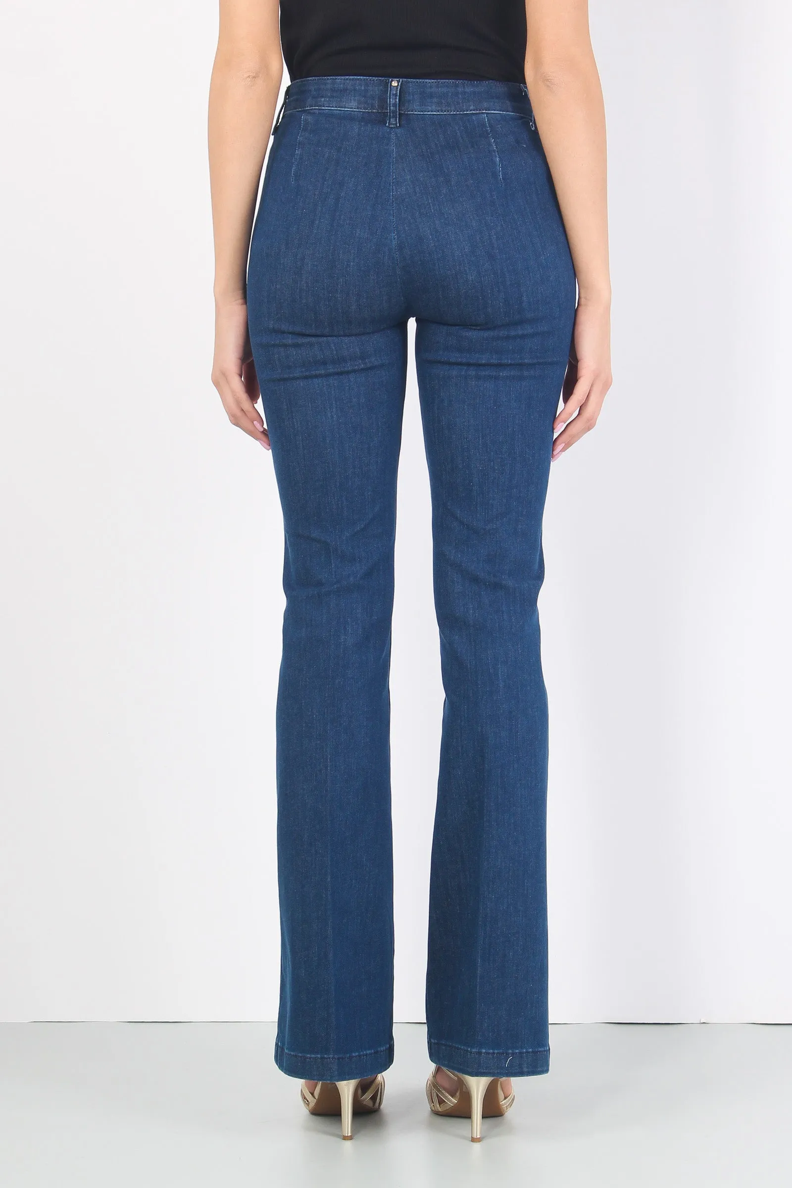 Jeans Zampa Catena Denim Scuro