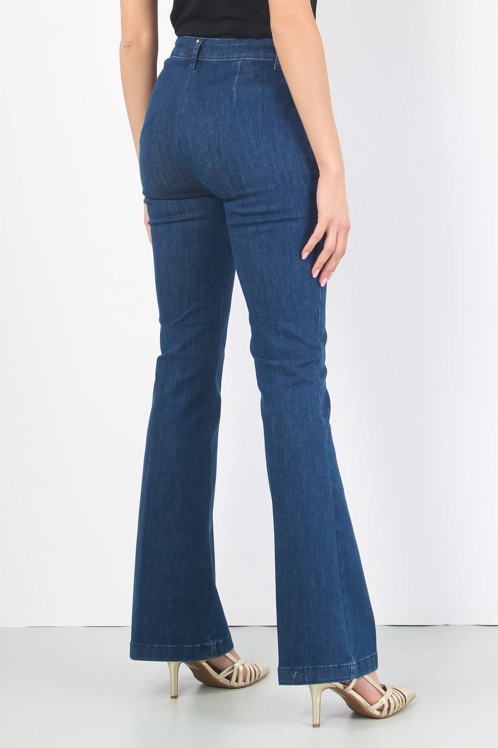 Jeans Zampa Catena Denim Scuro