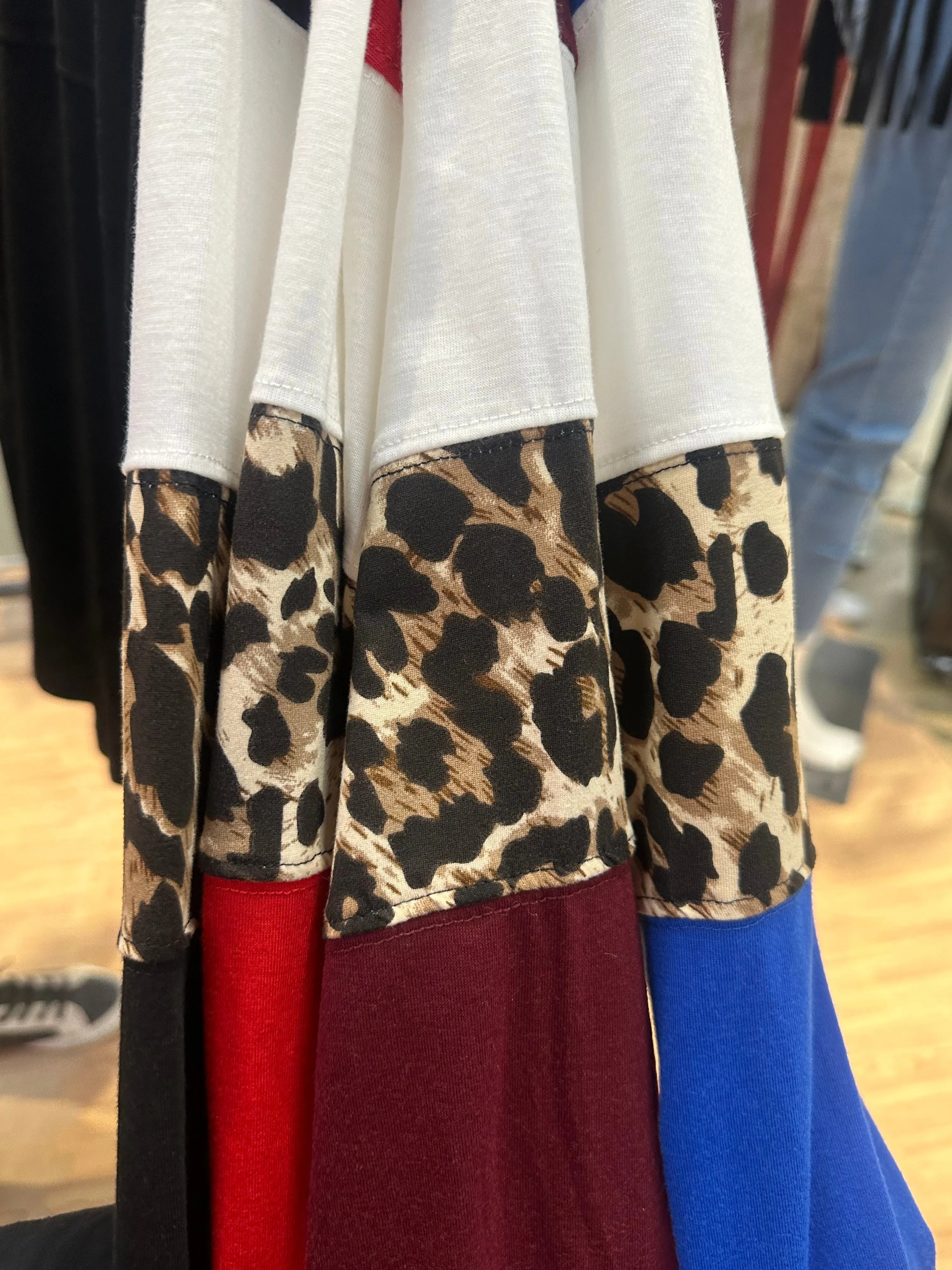 Jersey Leopard Top