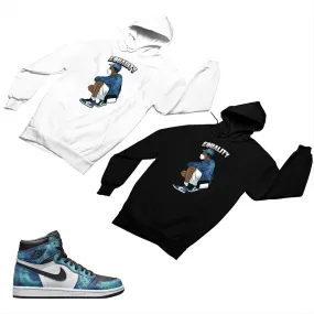 Jordan 1 Tie-Dye Matching Custom Designed Hoodies JD 1-69-14