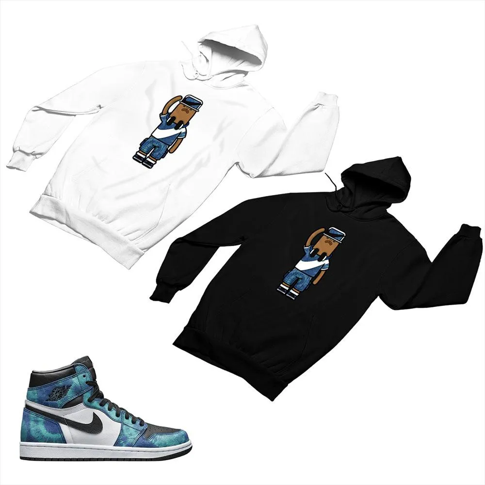 Jordan 1 Tie-Dye Matching Custom Designed Hoodies JD 1-69-3