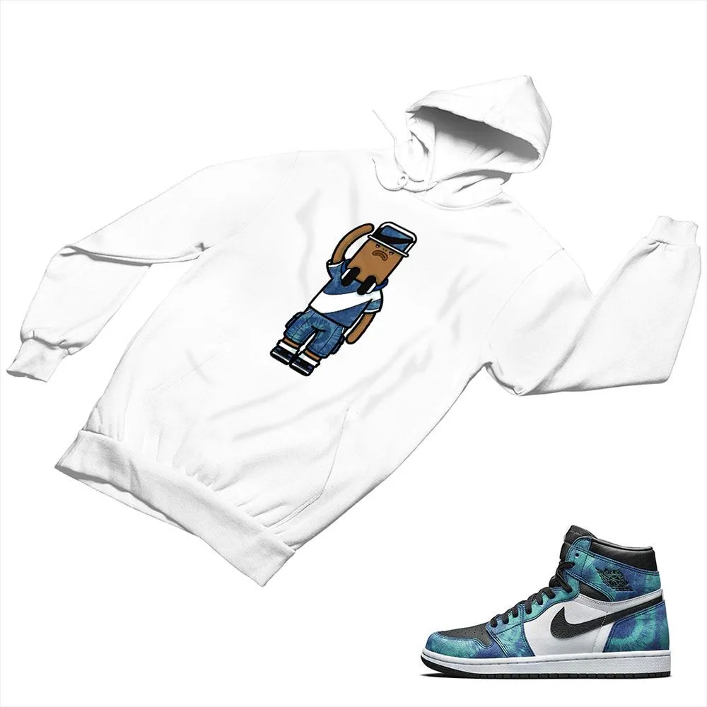 Jordan 1 Tie-Dye Matching Custom Designed Hoodies JD 1-69-3