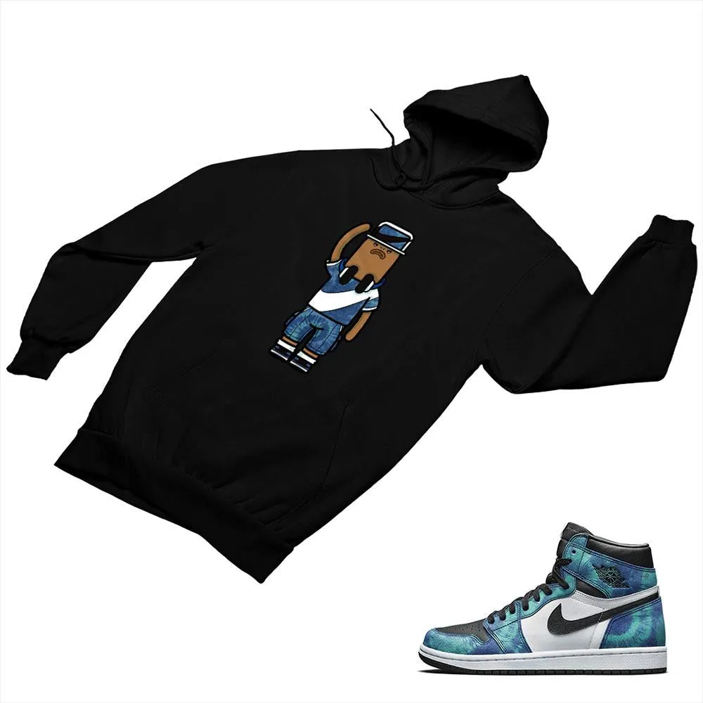 Jordan 1 Tie-Dye Matching Custom Designed Hoodies JD 1-69-3