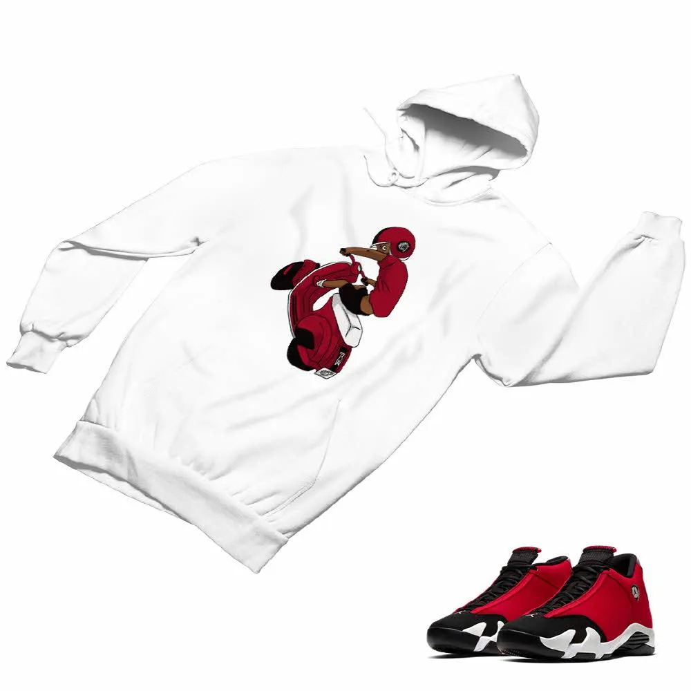 Jordan 14 Retro Gym Red Matching Custom Designed Hoodies JD 14-7-10