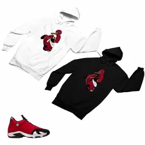 Jordan 14 Retro Gym Red Matching Custom Designed Hoodies JD 14-7-10