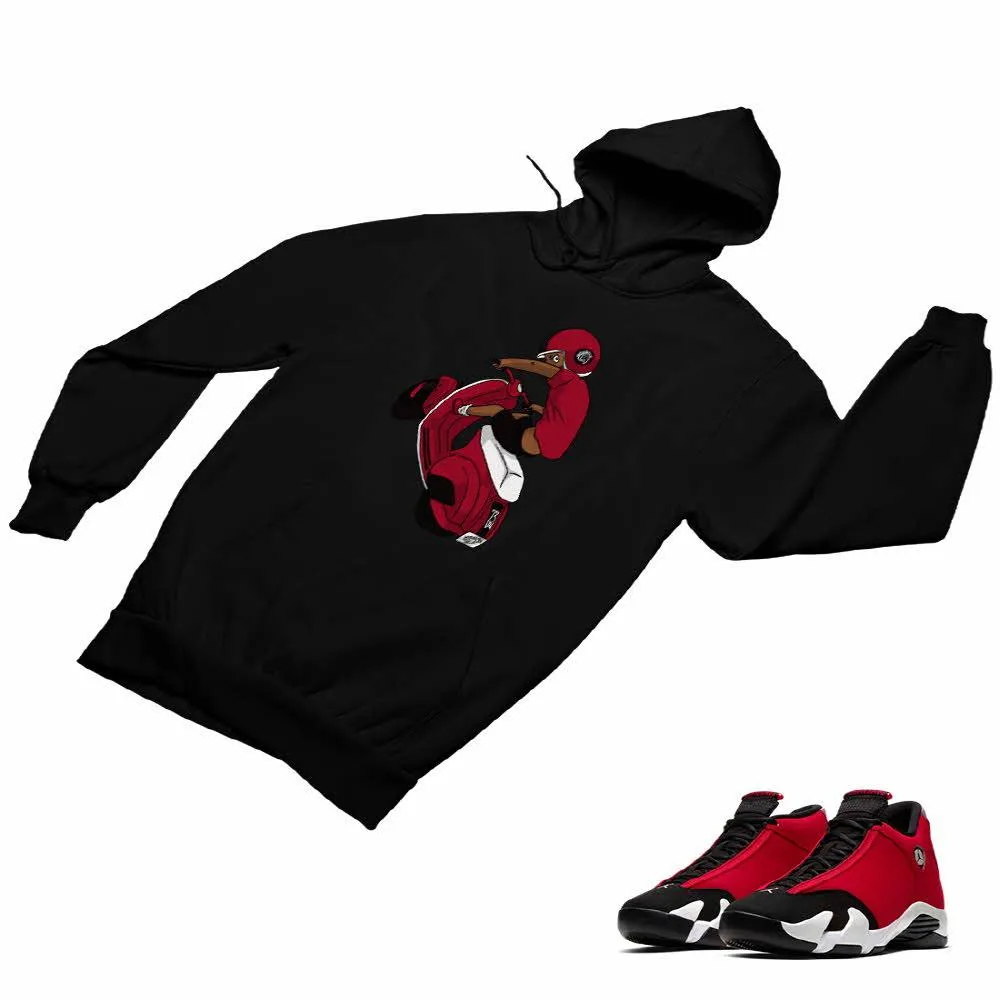 Jordan 14 Retro Gym Red Matching Custom Designed Hoodies JD 14-7-10