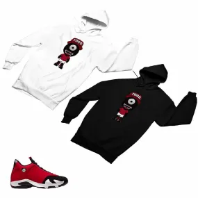 Jordan 14 Retro Gym Red Matching Custom Designed Hoodies JD 14-7-4