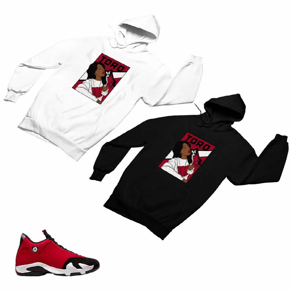 Jordan 14 Retro Gym Red Matching Custom Designed Hoodies JD 14-7-5