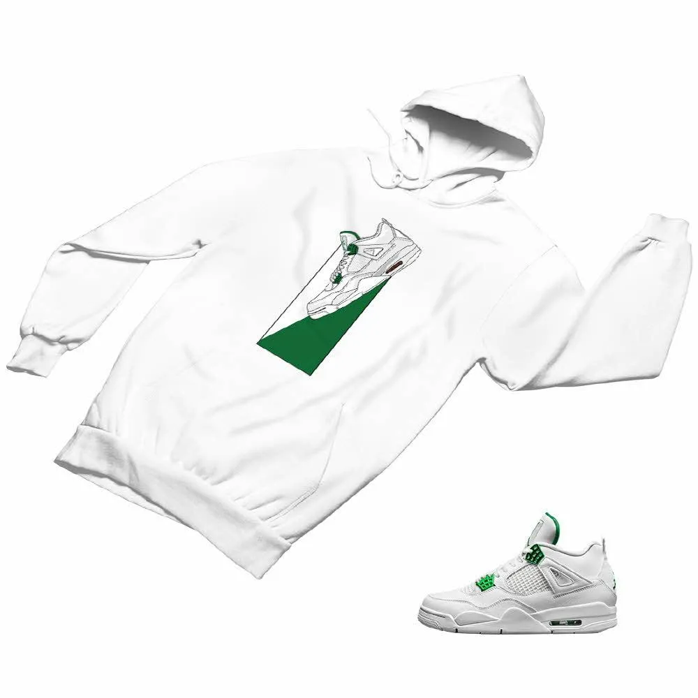 Jordan 4 Green Matching Custom Designed Hoodies JD 4-23-42