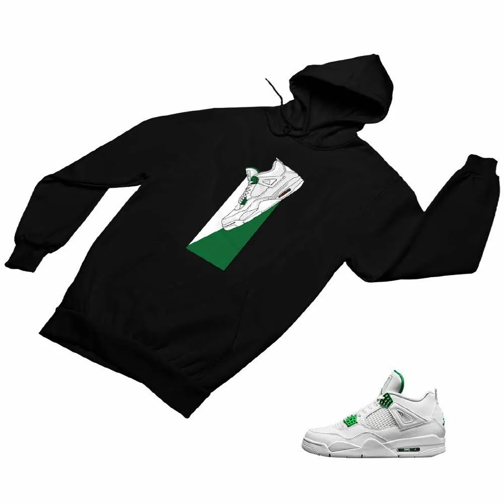 Jordan 4 Green Matching Custom Designed Hoodies JD 4-23-42